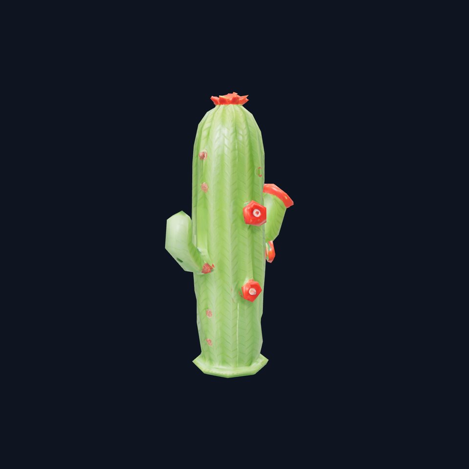 Vibrant Cactus Decor model pack